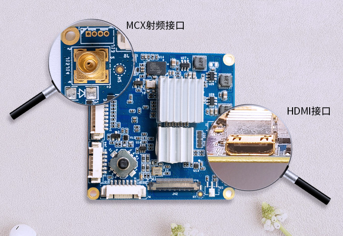 12G-SDI 編碼控制板迷你MCX射頻接口與迷你HDMI接口